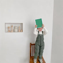 Load image into Gallery viewer, 2Pcs Children's Clothes Sets 2019 New Girls and Boys Winter Fur Hooded Jacket+Romper Overalls Suit for Baby Kids Warm Clothing