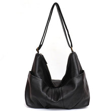 Load image into Gallery viewer, SC Luxury Italian Leather Bags for Women Casual Large Long Strap Shoulder Bag Ladies Genuine Leather Front Pocket Hobo Crossbody