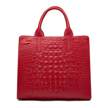Load image into Gallery viewer, Top Layer Cowhide Lady's Handbag Crocodile Pattern Shoulder Bag High end Women Crossbody Bag Big Capacity Travel Bag