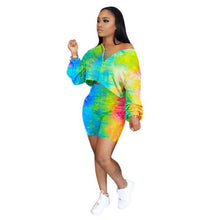Load image into Gallery viewer, Casual 2 Piece Set Women Tracksuit Summer Outfits Loose Top Biker Shorts Sweat Suits Lounge Wear Two Piece Matching Sets