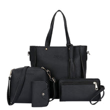 Load image into Gallery viewer, 4pcs Women Lady Fashion Handbag Shoulder Bags Tote Purse Messenger Satchel Set LX9F