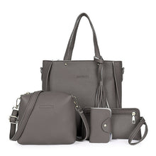 Load image into Gallery viewer, 4pcs Women Lady Fashion Handbag Shoulder Bags Tote Purse Messenger Satchel Set LX9F
