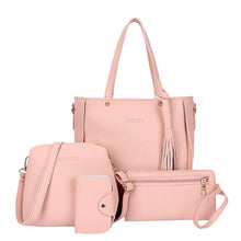 Load image into Gallery viewer, 4pcs Women Lady Fashion Handbag Shoulder Bags Tote Purse Messenger Satchel Set LX9F