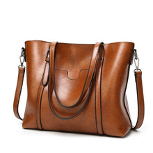 Load image into Gallery viewer, Herald Fashion Large Capacity Women Tote Bag High Quality Leather Female Shoulder Bag Causal Women Handbag Lady's Messenger Bags