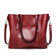 Load image into Gallery viewer, Herald Fashion Large Capacity Women Tote Bag High Quality Leather Female Shoulder Bag Causal Women Handbag Lady's Messenger Bags
