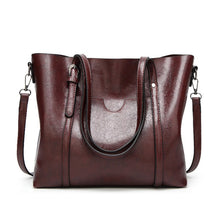 Load image into Gallery viewer, Herald Fashion Large Capacity Women Tote Bag High Quality Leather Female Shoulder Bag Causal Women Handbag Lady's Messenger Bags