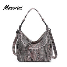 Load image into Gallery viewer, New Arrival Shoulder Bag Women PU Leather Serpentine Crossbody Bags Women High Quality Casual Tote Handbags Designers Brand Lady