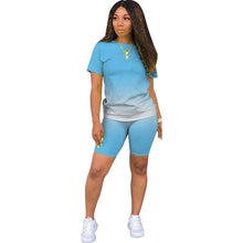 Load image into Gallery viewer, ChocoMist Two-piece Casual Gradient Homewear Women Pant Set M1106