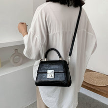 Load image into Gallery viewer, Girl Small Square Bag Tide 2020 New Designer Quality Stone Pattern Lock Shoulder Tide Bag For Women Casual Diagonal Lady's Bag