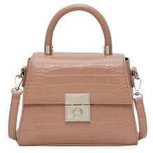 Load image into Gallery viewer, Girl Small Square Bag Tide 2020 New Designer Quality Stone Pattern Lock Shoulder Tide Bag For Women Casual Diagonal Lady's Bag