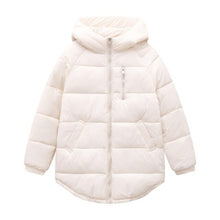 Load image into Gallery viewer, Guilantu Down Cotton Padded Jacket Women Winter Clothing Plus Size Casual Loose Hoodies Coat Female Whiter Black Parka Mujer