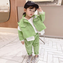 Load image into Gallery viewer, Mihkalev Toddler Baby Girl 2020 Autumn Clothes Set Jacket+Pants 2pieces Kids Clothing Sets Children Tracksuit Outfits