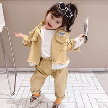 Load image into Gallery viewer, Mihkalev Toddler Baby Girl 2020 Autumn Clothes Set Jacket+Pants 2pieces Kids Clothing Sets Children Tracksuit Outfits