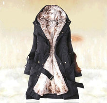 Load image into Gallery viewer, Removable Lining Women's Long Design Faux Fur ur Coats Winter Warm Coat Jacket Clothes Women's Clothing as Snow Wear
