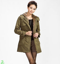 Load image into Gallery viewer, Removable Lining Women's Long Design Faux Fur ur Coats Winter Warm Coat Jacket Clothes Women's Clothing as Snow Wear