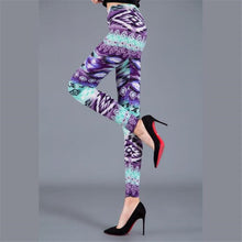 Load image into Gallery viewer, VISNXGI New Woman Fashion Jeans Print Denim Ankle-Length Imitation Skinny Jeans Holes Spandex Straight Slim Jeans Women Leggings