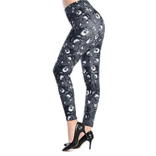 Load image into Gallery viewer, VISNXGI New Woman Fashion Jeans Print Denim Ankle-Length Imitation Skinny Jeans Holes Spandex Straight Slim Jeans Women Leggings
