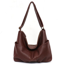 Load image into Gallery viewer, SC Luxury Italian Leather Bags for Women Casual Large Long Strap Shoulder Bag Ladies Genuine Leather Front Pocket Hobo Crossbody
