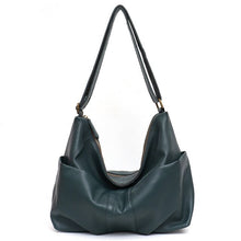 Load image into Gallery viewer, SC Luxury Italian Leather Bags for Women Casual Large Long Strap Shoulder Bag Ladies Genuine Leather Front Pocket Hobo Crossbody
