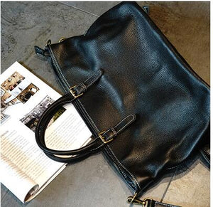 EUMOAN 100% Genuine Leather Women bag women's handbag Shoulder lady's messenger bag fashion Designer crossbody bags  women Totes