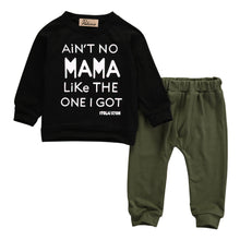 Load image into Gallery viewer, Pudcoco US Stock Newborn Toddler Infant Baby Boys Clothes Long Sleeve Mama Sweatshirt Top +Pants 2pcs Outfits Kids Clothing Set
