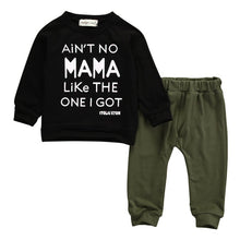 Load image into Gallery viewer, Pudcoco US Stock Newborn Toddler Infant Baby Boys Clothes Long Sleeve Mama Sweatshirt Top +Pants 2pcs Outfits Kids Clothing Set
