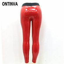 Load image into Gallery viewer, Black Wetlook Push Up Leggings for Women Slim Shinny High Waist Legins Femme Autumn Winter Faux Leather S M L XL Mujer Hot Pant
