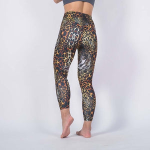 Nessaj Fashion Denim Printed Leggings Women Fitness High Waist Leggings Pants Gothic Jeggings Ladies Sporting Push Up Legging