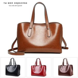 Luxury Designer Hangbags Female Genuine Leather Women Purse Lady's Retro Tote Large Capacity Shoulder Messenger Bag for Women