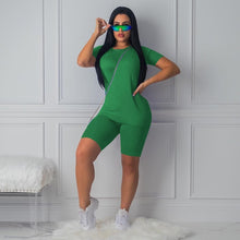 Load image into Gallery viewer, summer clothes for women two piece set cotton 2 piece set summer female sexy two pieces sets women&#39;s suits
