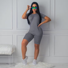 Load image into Gallery viewer, summer clothes for women two piece set cotton 2 piece set summer female sexy two pieces sets women&#39;s suits
