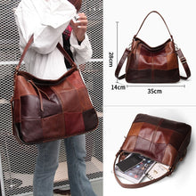 Load image into Gallery viewer, Cobbler Legend Women Bag Genuine Leather Ladies Bucket Shoulder Designer Band Large Crossbody For Female Retro Luxury Top-handle
