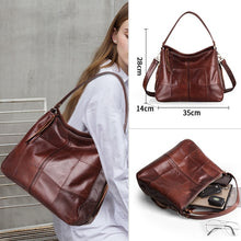 Load image into Gallery viewer, Cobbler Legend Women Bag Genuine Leather Ladies Bucket Shoulder Designer Band Large Crossbody For Female Retro Luxury Top-handle
