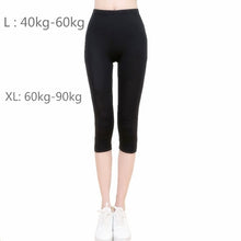 Load image into Gallery viewer, LAISIYI Women Leggings No Transparent Metallic Foil Print Leggings Exercise Fitness Patchwork Push Up Female Pants
