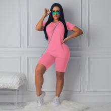 Load image into Gallery viewer, summer clothes for women two piece set cotton 2 piece set summer female sexy two pieces sets women&#39;s suits
