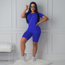 Load image into Gallery viewer, summer clothes for women two piece set cotton 2 piece set summer female sexy two pieces sets women&#39;s suits
