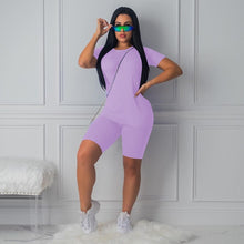 Load image into Gallery viewer, summer clothes for women two piece set cotton 2 piece set summer female sexy two pieces sets women&#39;s suits
