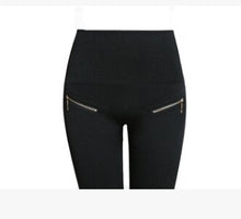 Load image into Gallery viewer, Sexy Anti Cellulite Leggings Women High Waist Button Pants Casual Fitness Leggings Shaping Slim Pants

