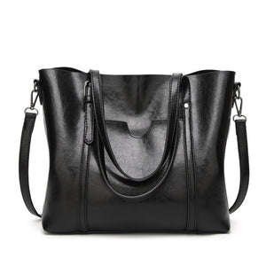 Herald Fashion Large Capacity Women Tote Bag High Quality Leather Female Shoulder Bag Causal Women Handbag Lady's Messenger Bags