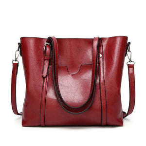 Herald Fashion Large Capacity Women Tote Bag High Quality Leather Female Shoulder Bag Causal Women Handbag Lady's Messenger Bags