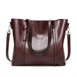 Herald Fashion Large Capacity Women Tote Bag High Quality Leather Female Shoulder Bag Causal Women Handbag Lady's Messenger Bags