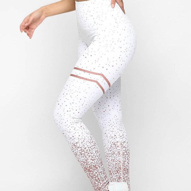 Shiny Leggings Women Fashion Gold And Silver Leggins Elastic Leggins Women Fitness Shimmer Legging Femme