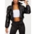Load image into Gallery viewer, 2020 Puffer Jacket  Cropped Parka Bubble Coat Winter Women New Fashion Clothing Black Red Yellow Pink Green Blue Silver
