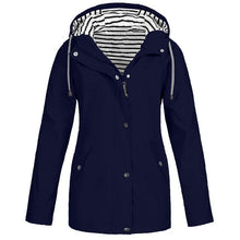 Load image into Gallery viewer, Womail Womens Coats Women Solid Rain Jacket Outdoor Plus Size Waterproof Hooded Raincoat Windproofwomen coat 2019 S-5XL
