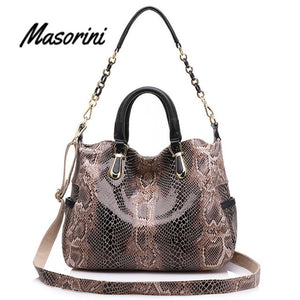 Vintage Women's Leather Shoulder Bag High Quality Crossbody Bags Woman Chain Luxury Designer Big Handbags Ladies Fashion