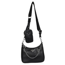 Load image into Gallery viewer, Luxury Women Bag Two-in-one Handbag With Phone Bag Leather Lady&#39;s Bag Chains Bags For Women Shoulder Bag Composite Crossbody Bag
