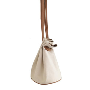 ZYWLBXMH Canvas Handbag Solid Color Shoulder Bag Adjustable Shoulder Strap Handbags Women's Crossbody Bag Lady's Bag bolso mujer