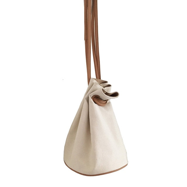 ZYWLBXMH Canvas Handbag Solid Color Shoulder Bag Adjustable Shoulder Strap Handbags Women's Crossbody Bag Lady's Bag bolso mujer