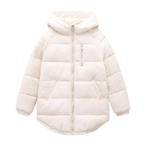 Guilantu Down Cotton Padded Jacket Women Winter Clothing Plus Size Casual Loose Hoodies Coat Female Whiter Black Parka Mujer