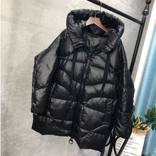 Load image into Gallery viewer, Winter Coat Women 2020 Winter Women Down Jacket Medium Length Female Thick Hooded Down Parka Women Coat White Duck Down Jacket
